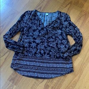 Old Navy floral blouse!